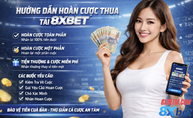 Khám phá các loại hoàn cược thua trên 8XBET