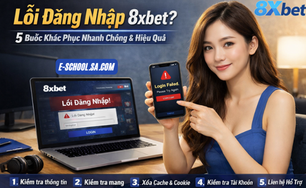 Khắc phục lỗi đăng nhập 8XBET