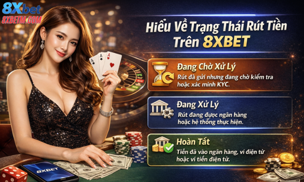 Hiểu rõ trạng thái rút tiền trên 8XBET